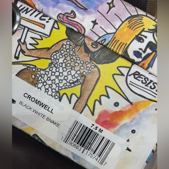 Jeffrey Campbell Cromwell Boots, Black/white snake in Size 7.5 - Picture 6 of 6